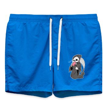 Faucheuse sinistre au café - Short de bain - cobalt blue - Devant