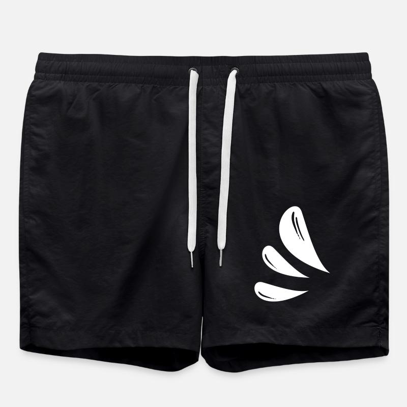Drop Symbols - Swim Trunks - black
