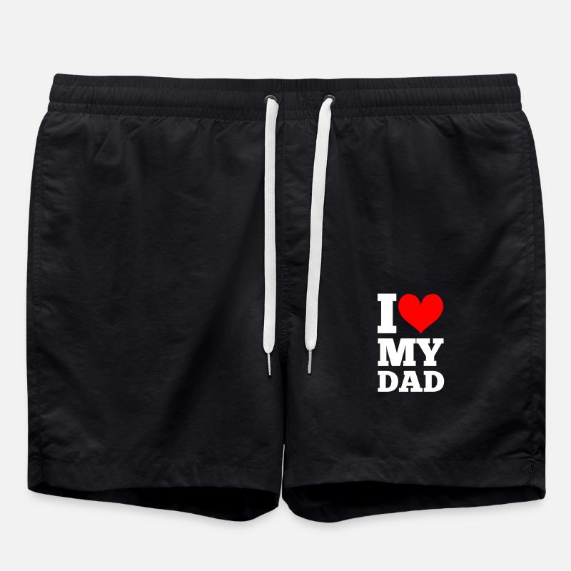 I love my Dad - Swim Trunks - black