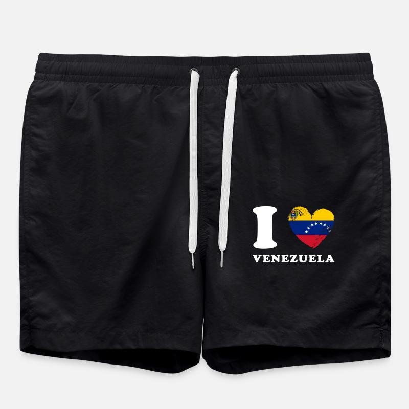 J’aime le Venezuela - Short de bain - noir
