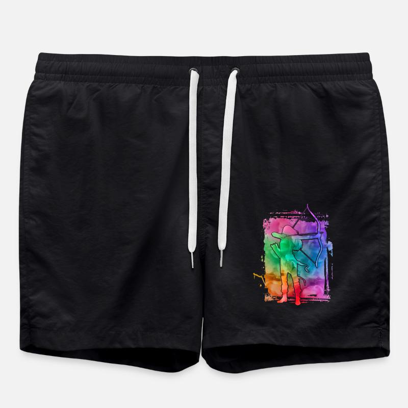 Bågskytte - Badshorts - svart