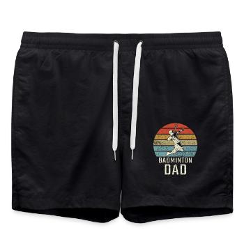Badminton Badminton Papa - Short de bain - noir - Devant - AI Model Male 185 light (185cm)