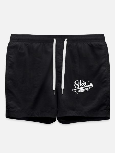 Ska Trompette Swing Jazz Style de Musique - Short de bain - noir