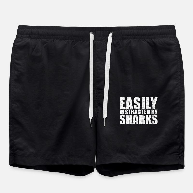 Dicton requin - Short de bain - noir