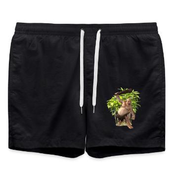 Troll - Short de bain - noir - Devant - AI Model Male 185 light (185cm)