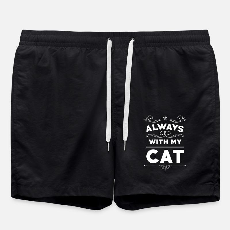 Toujours avec mon chat - Short de bain - noir
