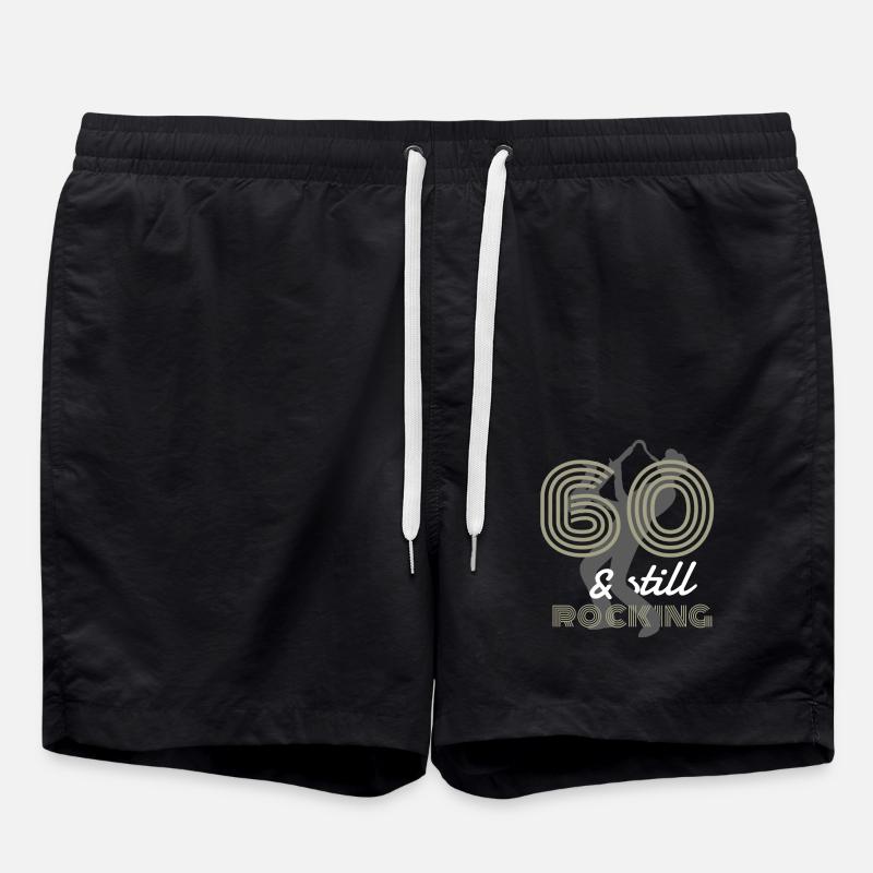 Saxophone Still Rocking - 60e anniversaire - Short de bain - noir