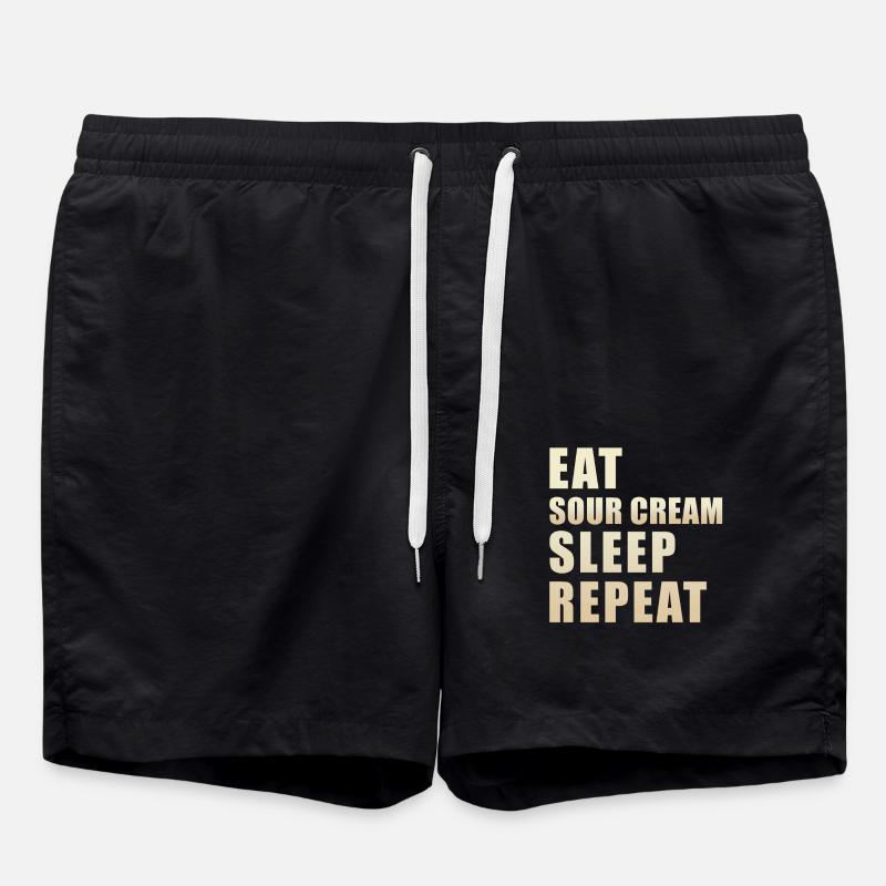 Sour Cream - Swim Trunks - black