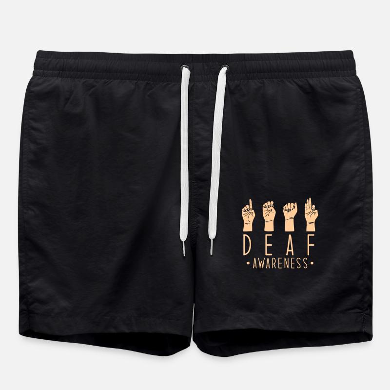 SOURD - Short de bain - noir