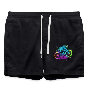 Fahrrad MTB - Badeshorts - Schwarz - Vorne - AI Model Male 185 light (185cm)