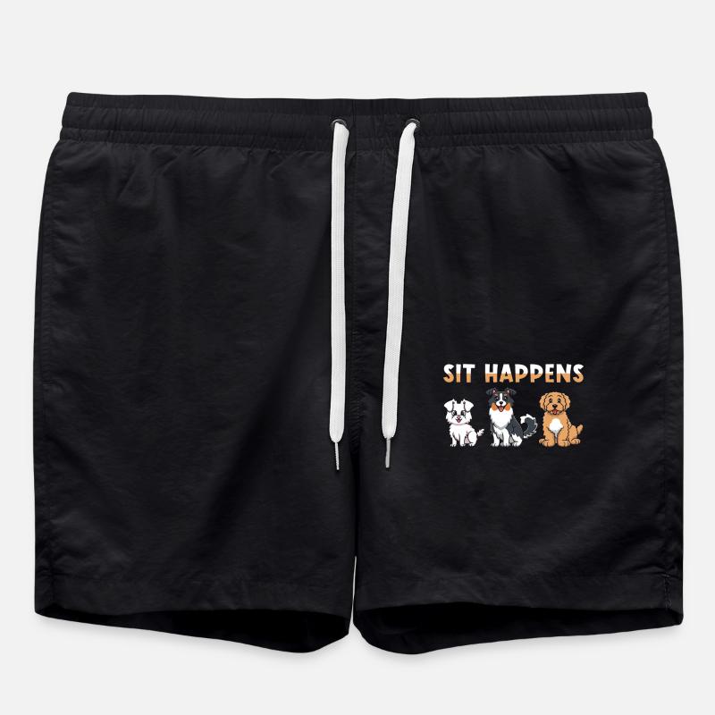 Dog Agility - Badeshorts - Schwarz
