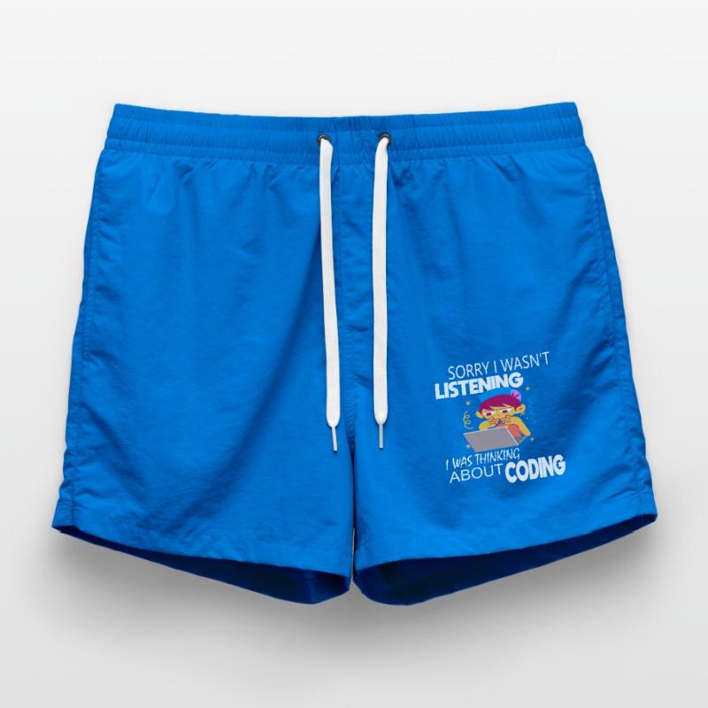 Coding Coder Programmer Swim Trunks