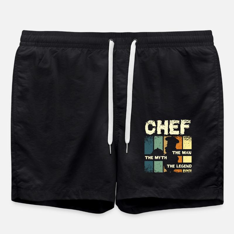 Chef la légende - Short de bain - noir