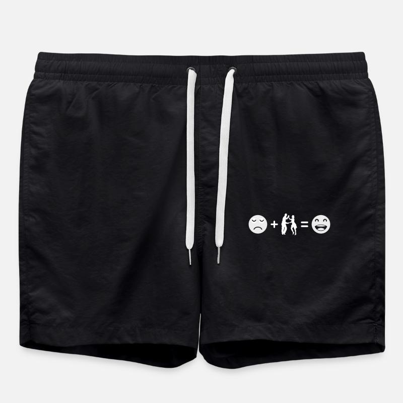 Dancing Dancers - Swim Trunks - black