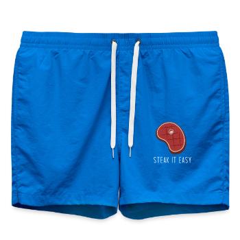 Steak it easy - Swim Trunks - cobalt blue - Front