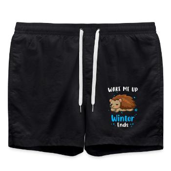 Réveillez-moi à la fin de l’hiver - Short de bain - noir - Devant - AI Model Male 185 light (185cm)