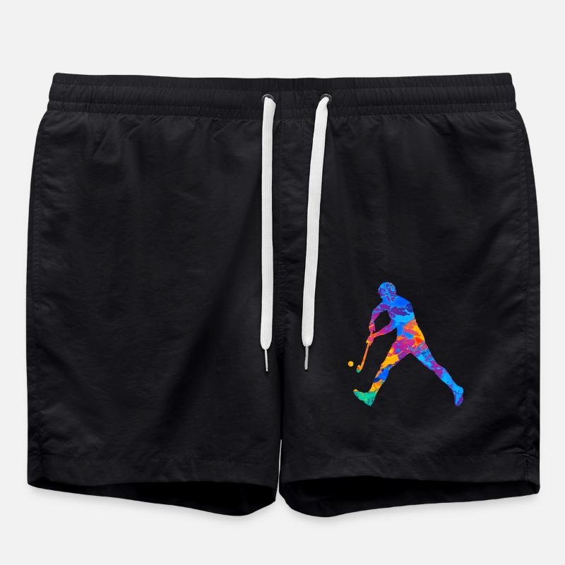Hockey - Short de bain - noir