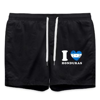 J’adore le Honduras - Short de bain - noir - Devant - AI Model Male 185 light (185cm)