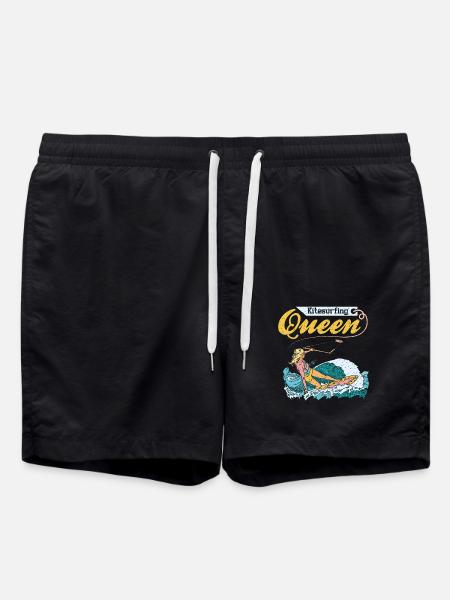 Kitesurfing Queen - Swim Trunks - black