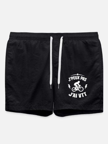 Je Peux Pas J'ai VTT - Short de bain - noir