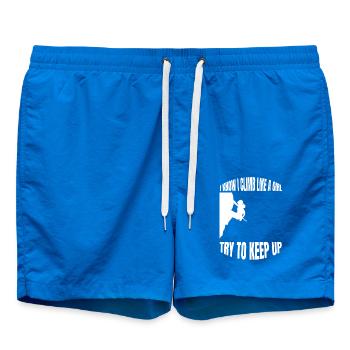 Klettern Damen Bergsteigen Mädchen Bouldern Frau - Badeshorts - Cobalt blue - Vorne