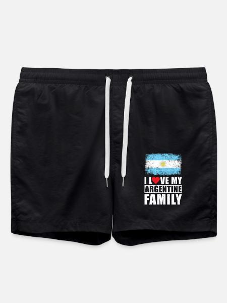 Argentina Family - Swim Trunks - black