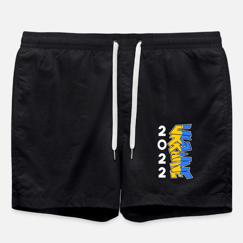 Ukraine - Swim Trunks - black
