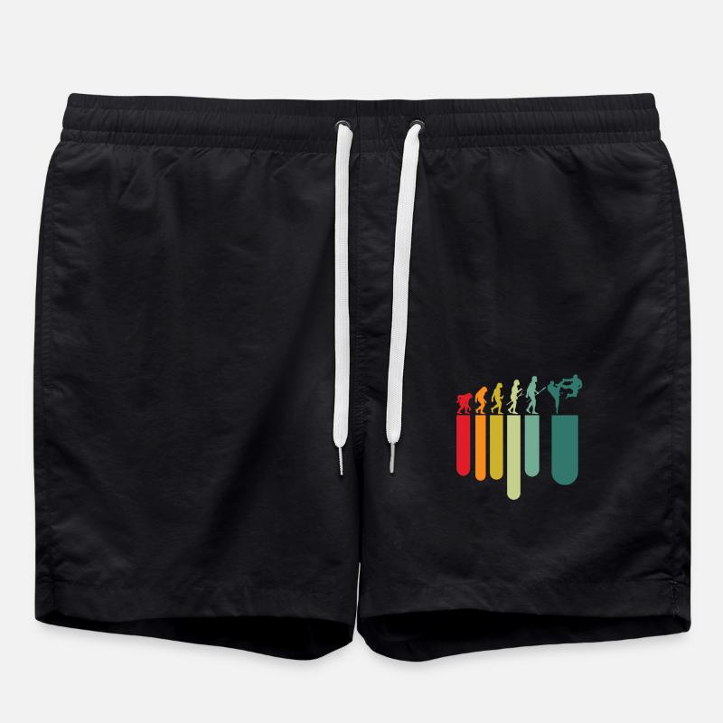 Entwicklung des Karate - Badeshorts - Schwarz