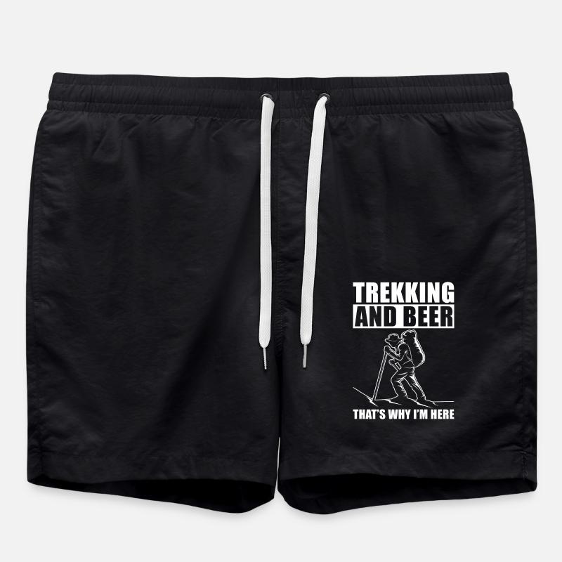 Trekking - Badeshorts - Schwarz
