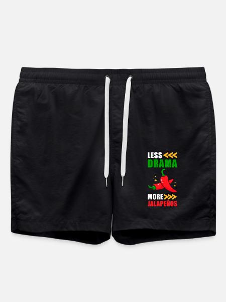 Jalapenos - Swim Trunks - black