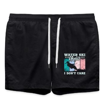 Cheveux de ski nautique Je m’en fiche - Short de bain - noir - Devant - AI Model Male 185 light (185cm)