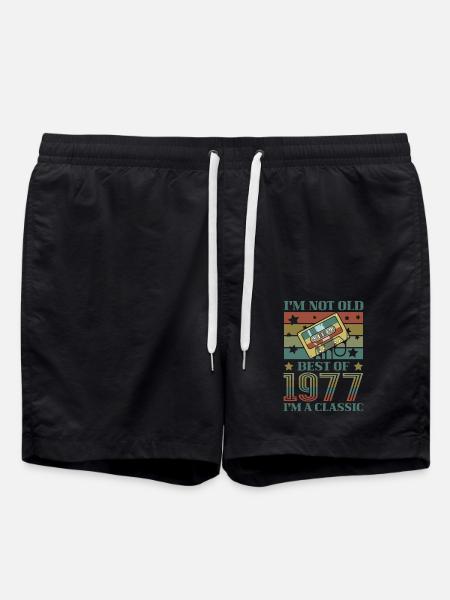 I'm not old, I'm a classic Best Of - Swim Trunks - black