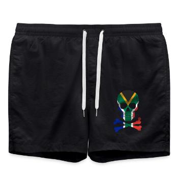 Drapeau de l’Afrique du Sud - Short de bain - noir - Devant - AI Model Male 185 light (185cm)