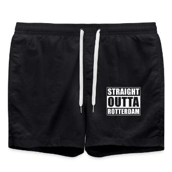 Tout droit sorti de Rotterdam - Short de bain - noir - Devant - AI Model Male 185 light (185cm)