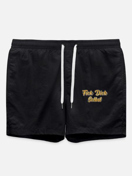 Fick dich selbst - Badeshorts - Schwarz