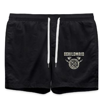 Schildmaid Valkyrie Costume Schildmaid Fan - Short de bain - noir - Devant - AI Model Male 185 light (185cm)
