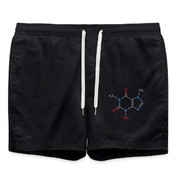 Formule Caféine - Short de bain - noir - Devant - AI Model Male 185 light (185cm)