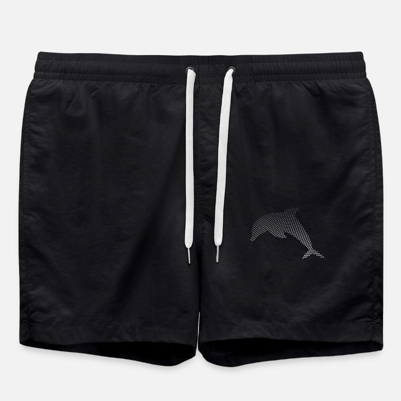 Delfin - Badeshorts - Schwarz