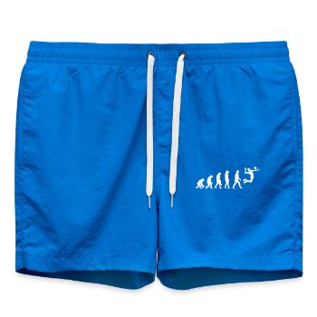 Evolution des Handballsports Handballspieler Geschenk - Badeshorts - Cobalt blue - Vorne