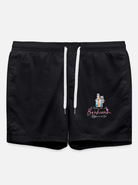 Bauherrin - Badeshorts - Schwarz