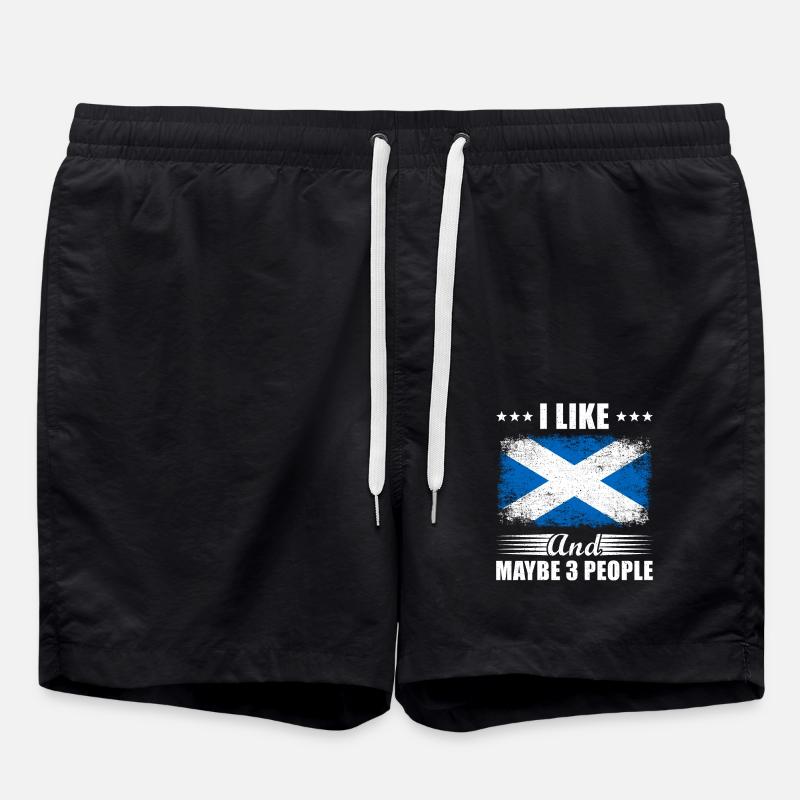 Scotland - Swim Trunks - black