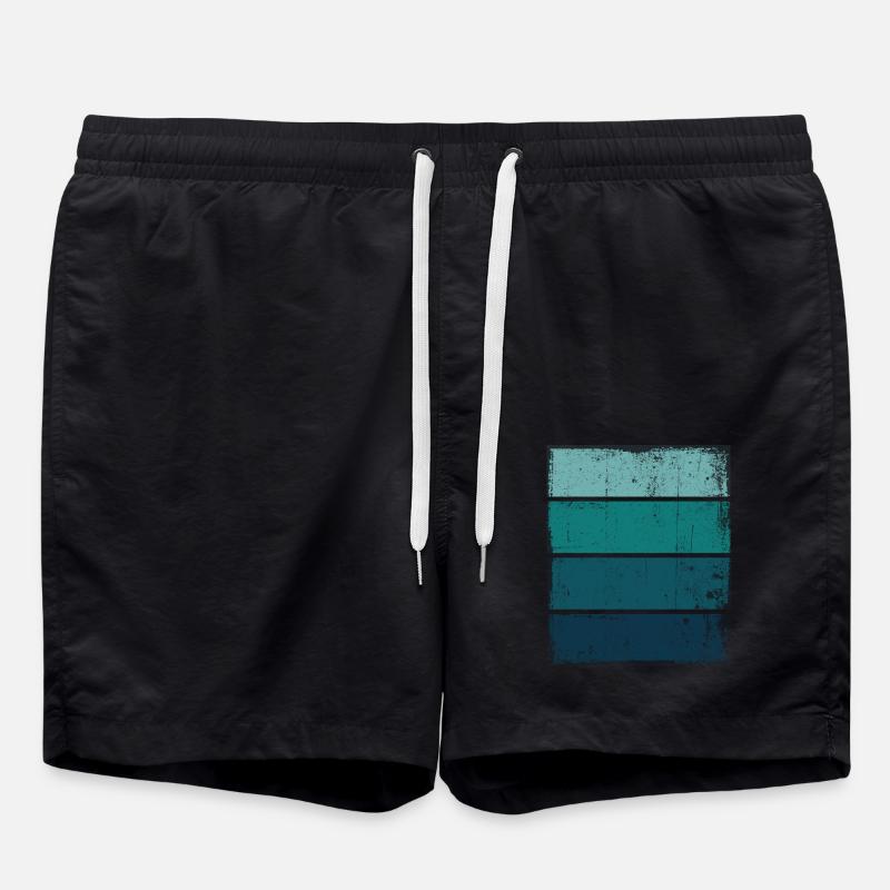Background Grunge Sea Diving Marine - Swim Trunks - black