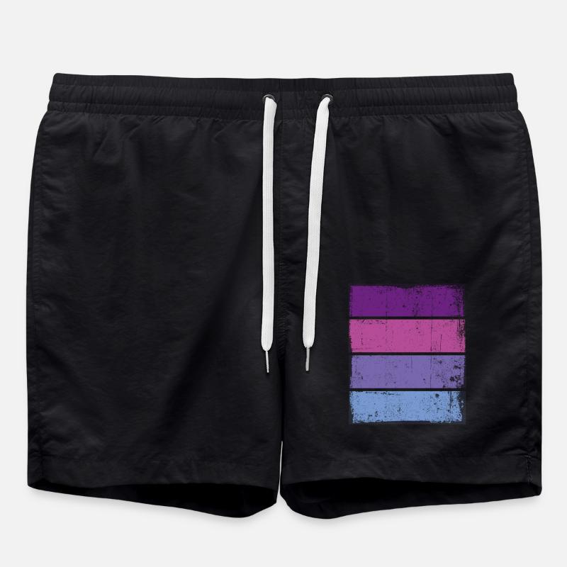 Grunge Background - Swim Trunks - black