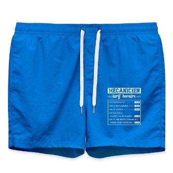 Tarif Horaire D'un Mécanicien Cadeau - Short de bain - cobalt blue - Devant