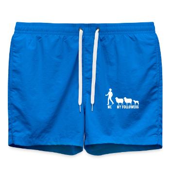 Moi et mes disciples éleveurs de moutons moutons - Short de bain - cobalt blue - Devant