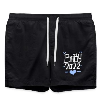 Bébé 2022 - Fils biologique enceinte 2022 - Short de bain - noir - Devant - AI Model Male 185 light (185cm)