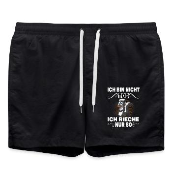 Stinktier Lustige Stinktiere Zootier Geschenk für - Badeshorts - Schwarz - Vorne - AI Model Male 185 light (185cm)
