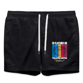 Geocaching Geocacher Dicton - Short de bain - noir - Devant - AI Model Male 185 light (185cm)