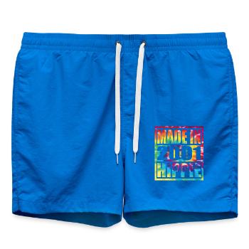 Hippie Birthday 2001 - Swim Trunks - cobalt blue - Front