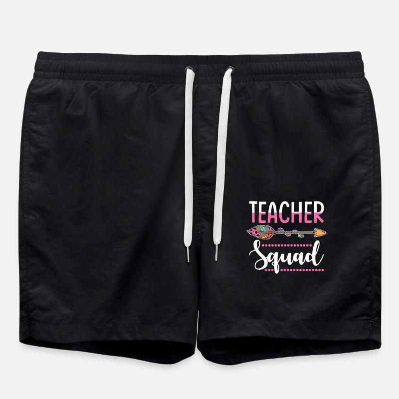 teacher group - Swim Trunks - black